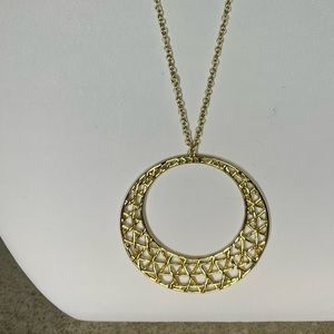 Gorjana hoop pendant necklace